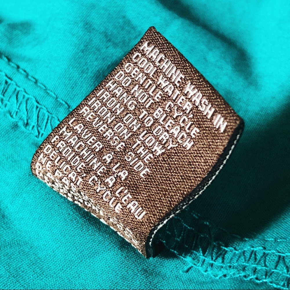 Vintage Teal Blouse - Picture 10 of 11